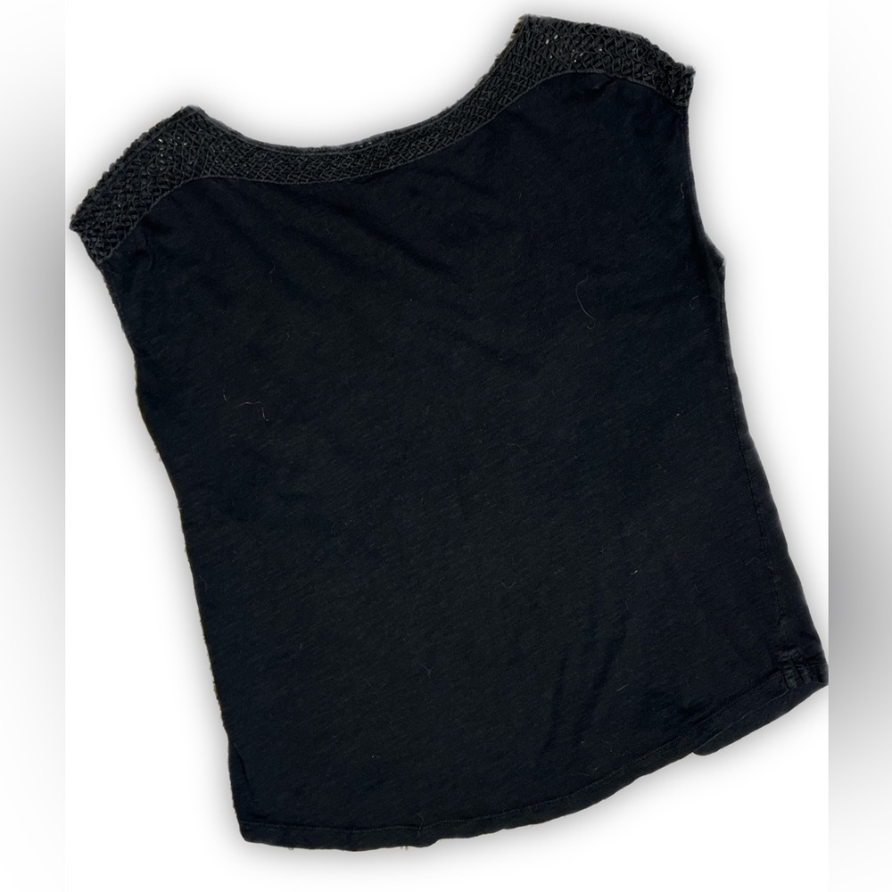 LOFT, medium, crochet detail, sleeveless top